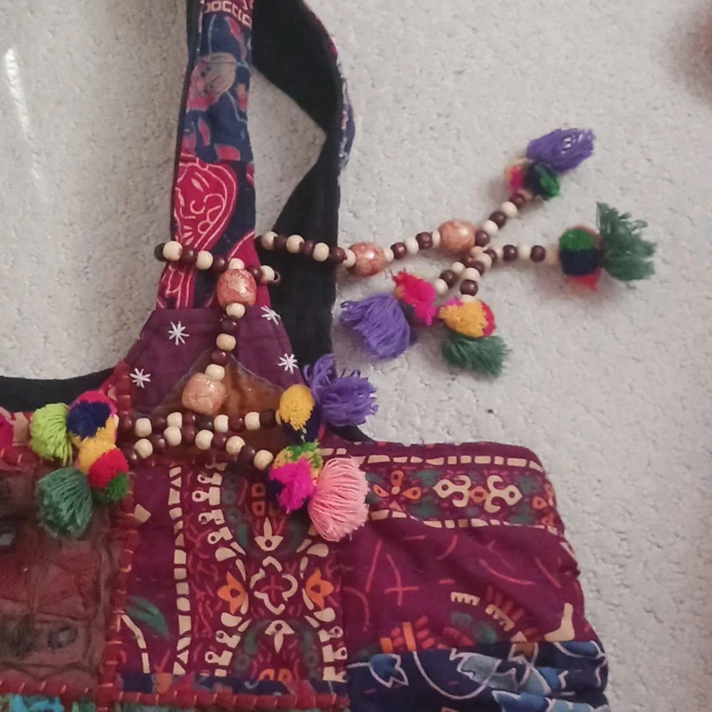 Multicolored Beach Bag - Picture 2 of 5